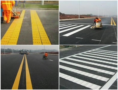 中卫中卫道路划线，热熔标线