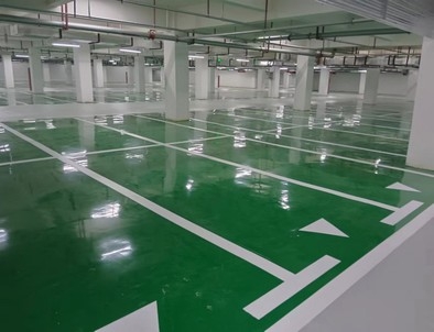 中卫中卫小区停车场标线